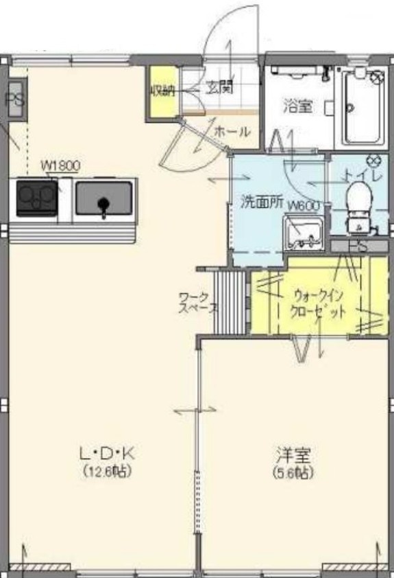 シティハイムＹＳＫⅠ 間取り図