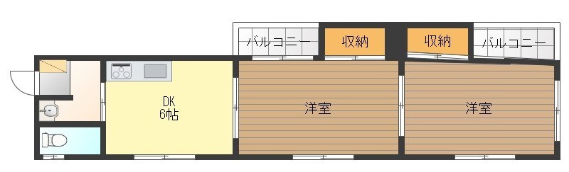 第4観音ビル 間取り図