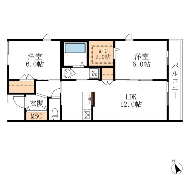 Ｍａｉｓｏｎ　Ｓａｋｕｒａ 間取り図