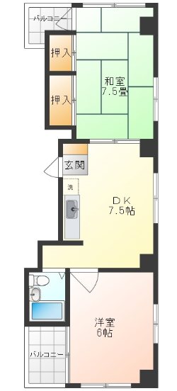 アーバン寺町 間取り図