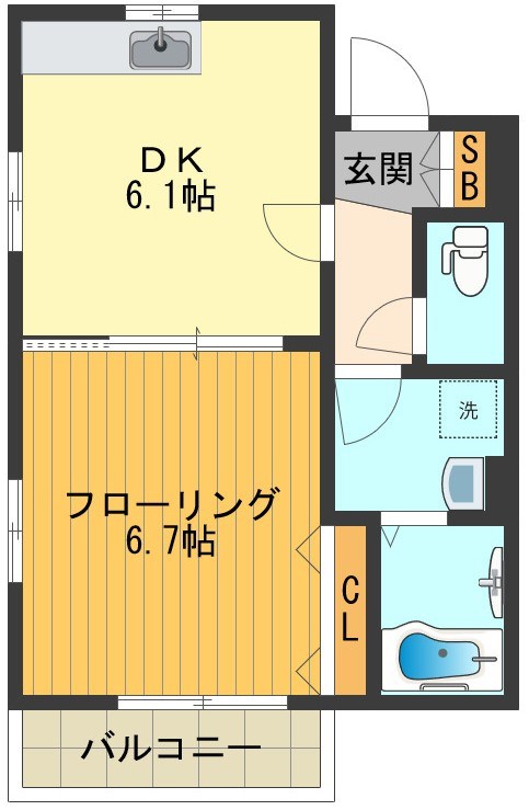メゾン フルール 間取り図