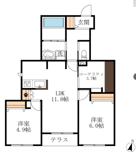 Ｅｓｐｅｒａｎｚａ 間取り図