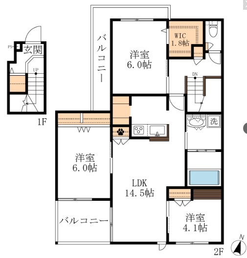 Ｅｓｐｅｒａｎｚａ 間取り図