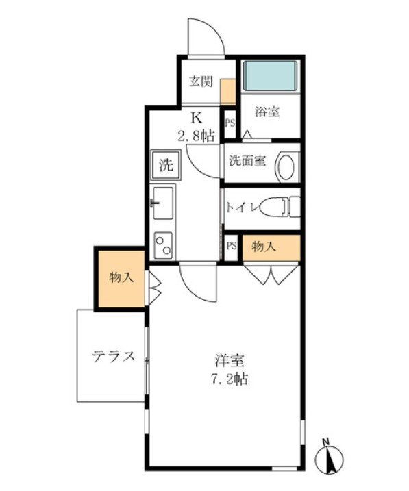 八日町メゾン 間取り図
