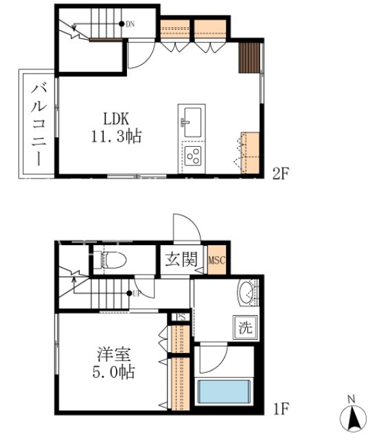 グランテージ　西棟 間取り図