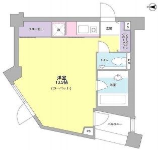 トゥールブランシュ麻布  間取り
