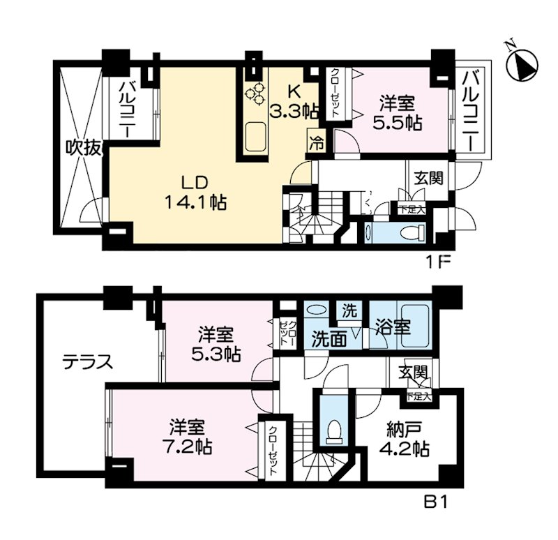 ベルハイム広尾 間取り