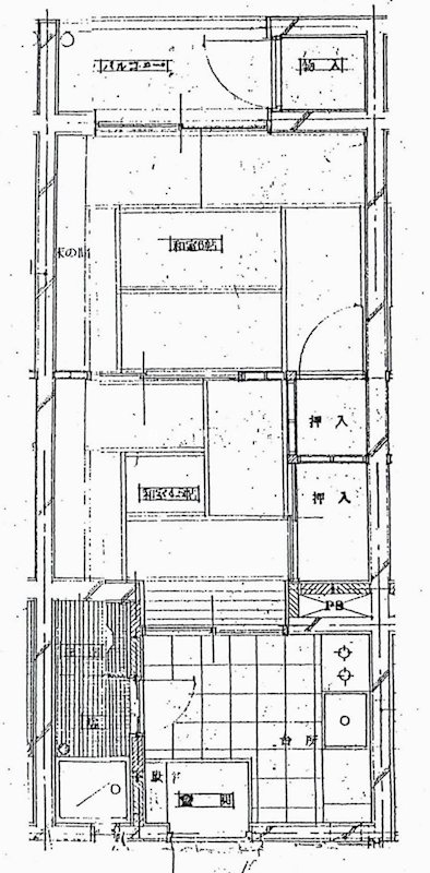 神戸マンション 間取り図