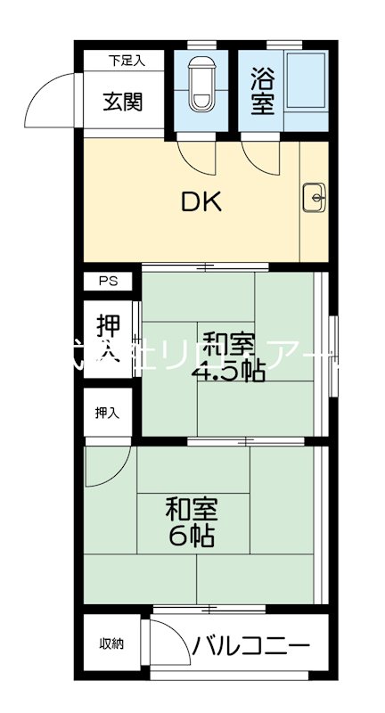 神戸マンション  間取り図