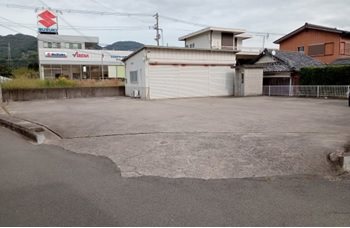 【貸駐車場】有田市糸我町中番　物置付き 外観