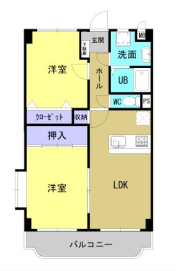 コンフォート坂之上 間取り
