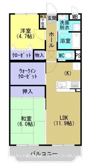 サンライズK 間取り