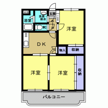 キャッスルパークうえやま 間取り