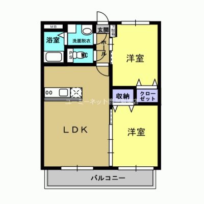 アイリスⅡ番館 間取り