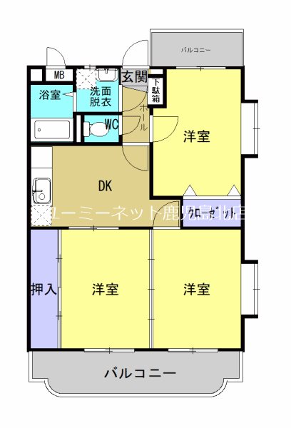 アメニティハウス藤元 間取り