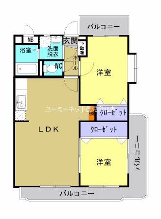 ベルメゾン秀 間取り
