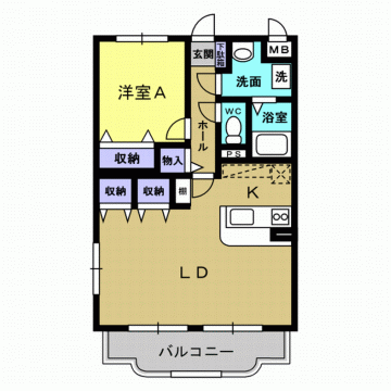 林マンションＦ 間取り