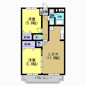 ユーミーセレッソ 間取り