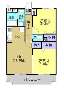 Ｙ＆Мグランメゾン 間取り