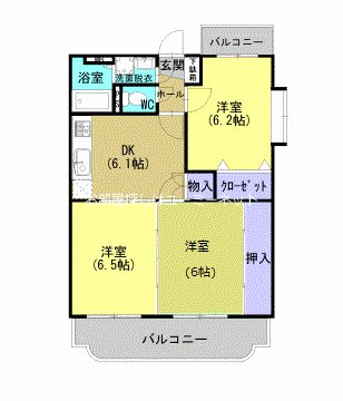 ション・ドゥ・ソレイユ 間取り