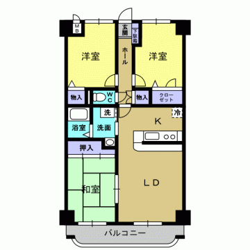 M.Kマンションかすみ 間取り
