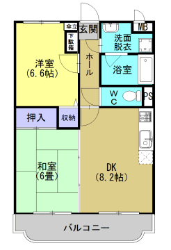 グランディール有村 間取り
