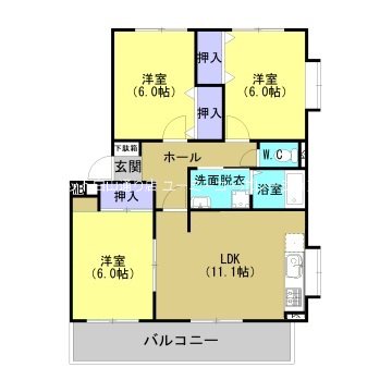 エンゼルシャトー 間取り