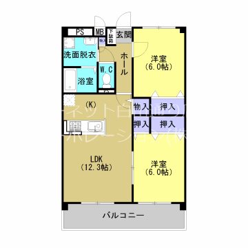 グランディールさくら 間取り