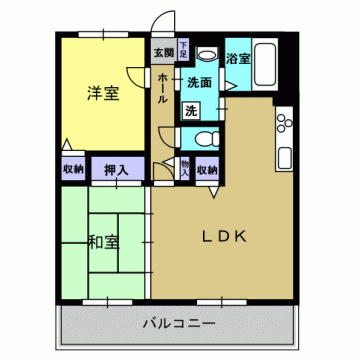 グランディール長嶺 間取り