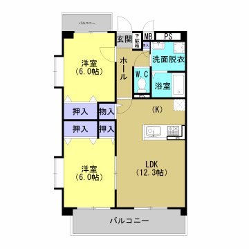 グランディールさくら 間取り