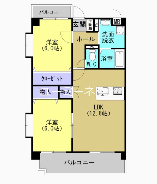 シャトレ有田 間取り