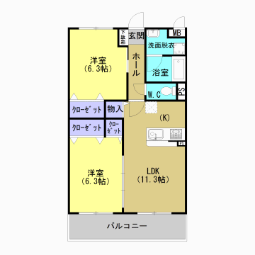 グランメゾン小山 間取り