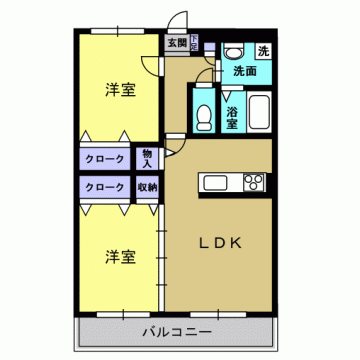 グランディールさくら 間取り