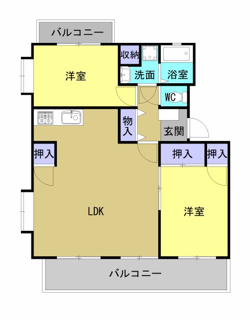 グランディールつつみだ 間取り