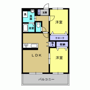 シャトレ有田 間取り