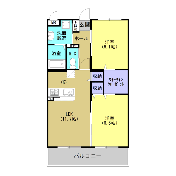 リーブライツ菊池 間取り