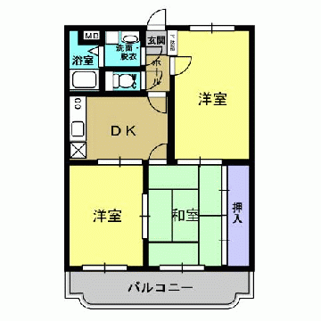 小野サンハイム 間取り