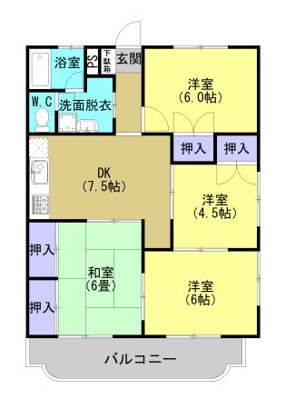 サンハイム飯田 間取り