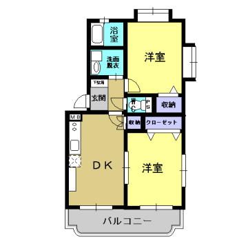 コーポラス桜 間取り