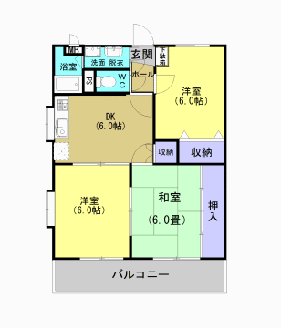 アネシスイン有川 間取り