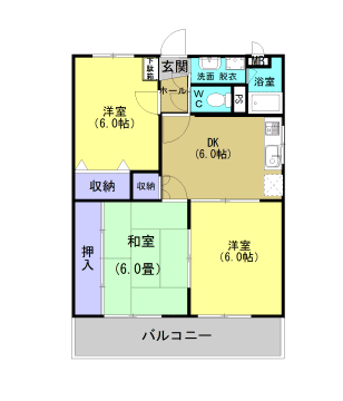 アネシスイン有川 間取り
