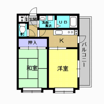 コンフォート西田 間取り