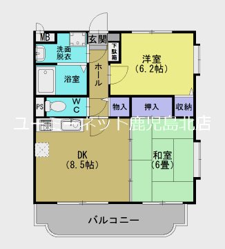 NAKAMA B.L.D 間取り