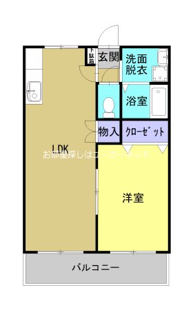 若葉ハイツ（鹿児島） 間取り