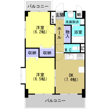 グリーンコート力 間取り