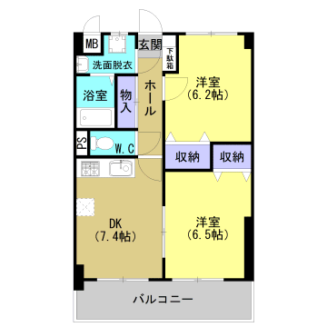 グリーンコート力 間取り