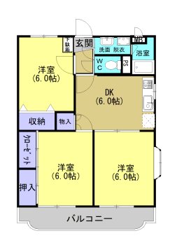 IHビルⅡ 間取り