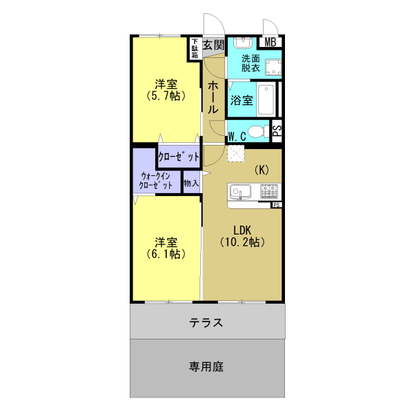 グロリオサ 間取り