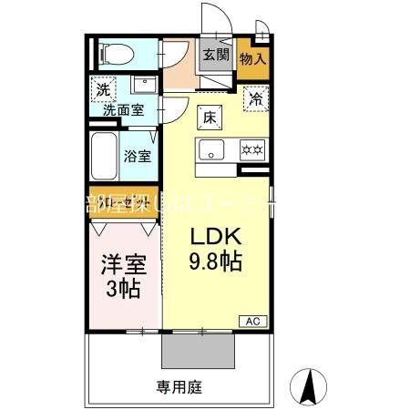 セジュールパルフェⅡ 間取り