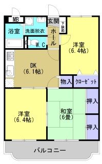 エトワール弐番街　壱号館 間取り